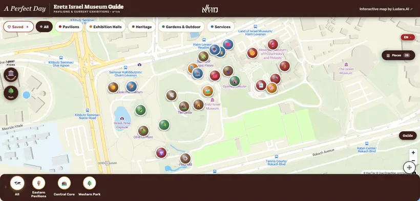 A Perfect Day — Eretz Israel Museum map